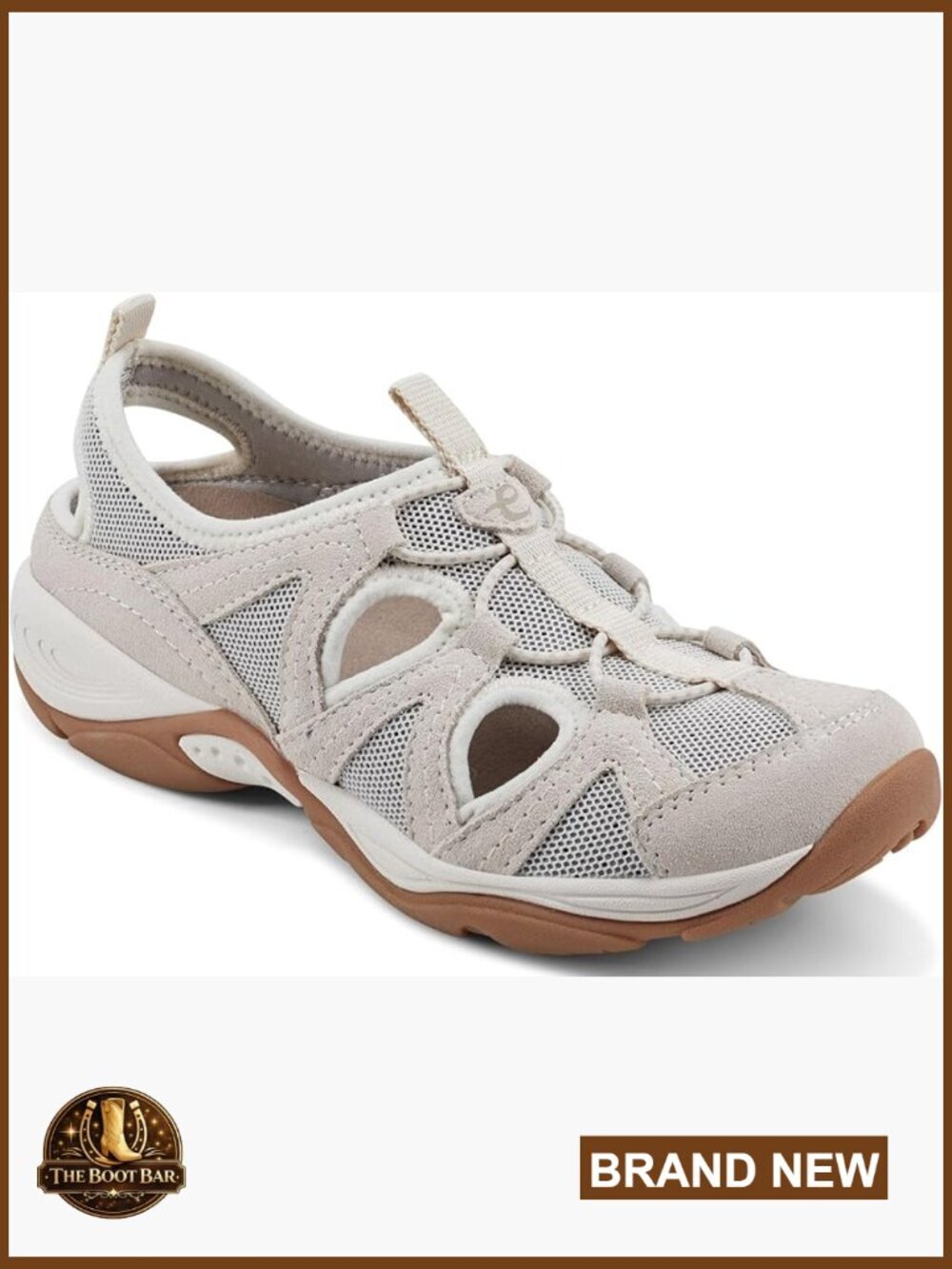 Suede Slingback Walking Shoes with Arch Support